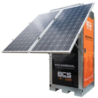 BCS MOBILCAM BCS-PS2X305W napfigyelő torony napelemekkel