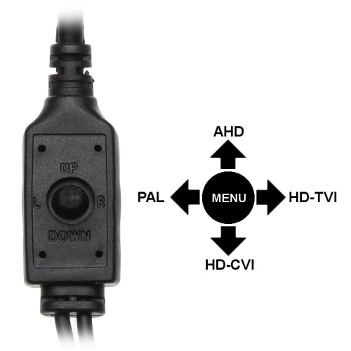 AHD, HD-CVI, HD-TVI, CVBS APTI-H50YK-37 2Mpx / 5Mpx 3.7 mm APTI rejtett kamera