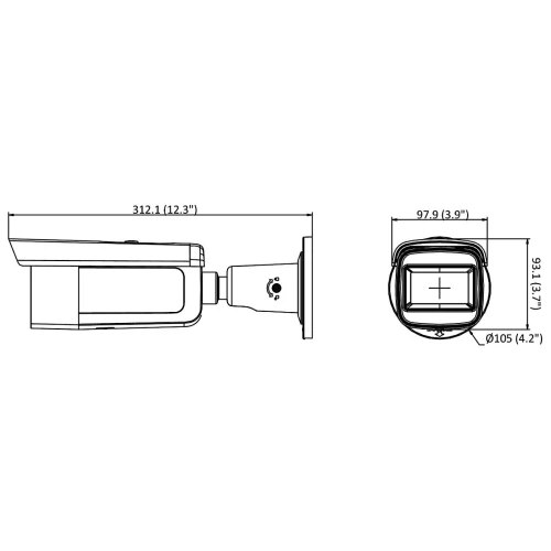 Vandálbiztos IP kamera DS-2CD2623G2-IZS(2.8-12MM)(D) ACUSENSE - 1080p Hikvision