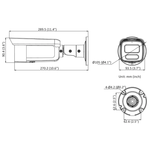 IP kamera DS-2CD2T47G2-LSU/SL(2.8MM)(C) ColorVu - 4Mpx Hikvision