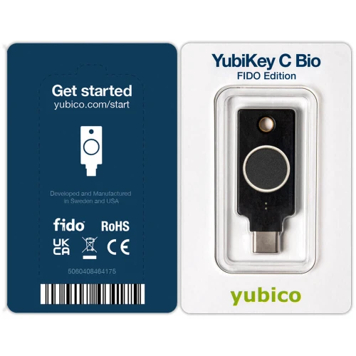 Yubico YubiKey C Bio - Biometrikus U2F FIDO/FIDO2 hardverkulcs