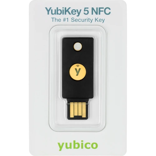 Yubico YubiKey 5 NFC - U2F FIDO/FIDO2 hardverkulcs