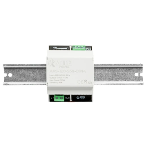 Zasilacz impulsowy 55V 120W w obudowie DIN4 ATTE APS-120-550-DIN4