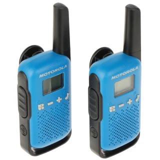 2 darabos MOTOROLA-T42/BLUE PMR rádiótelefon készlet 446.1MHz ... 446.2MHz