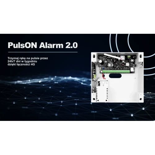 Zestaw alarmowy PulsON Alarm 2.0 4G PowerG – 6× czujka ruchu LC-200S (odporne na zwierzęta)