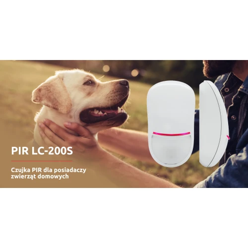 Zestaw alarmowy PulsON Alarm 2.0 4G PowerG – 6× czujka ruchu LC-200S (odporne na zwierzęta)