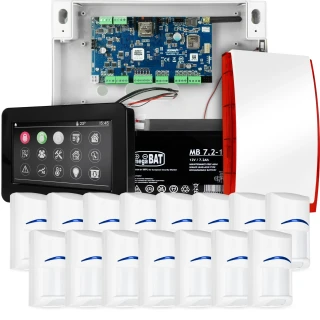 Ropam NeoGSM-IP riasztókészlet 15 x Bosch érzékelővel, TPR-4BS érintőpanel manipulátorral, Wifi GSM