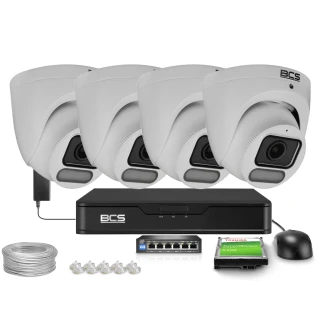 BCS-P-EIP28FCL3-Ai1 IP kamera 8 Mpx, WhiteLight, WDR120dB, NightColor