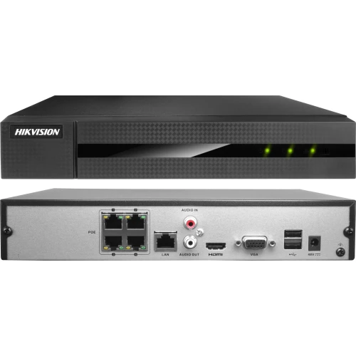 IP monitoring készlet 2x IPCAM-T4 Black 4MPx IR 30m Hikvision