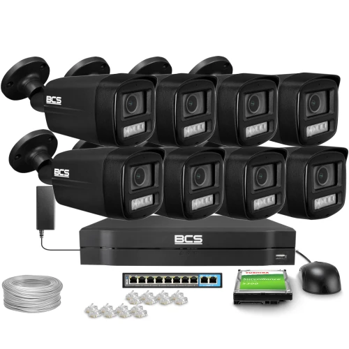 BCS Line BCS-L-TIP14FCL5-Ai1 IP csőkamera, 4Mpx, NightColor 2.0, WhiteLight