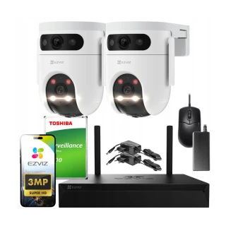 EZVIZ 4x H9c 3K Wi-Fi megfigyelő készlet