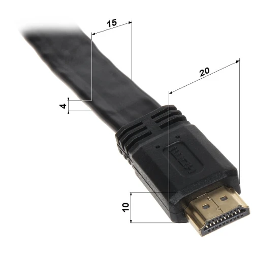 HDMI-10-FL 10m kábel