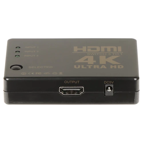 HDMI-SW-3/1-IR-4K kapcsoló