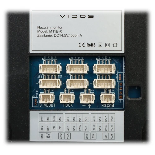VIDOS M11B-X belső panel