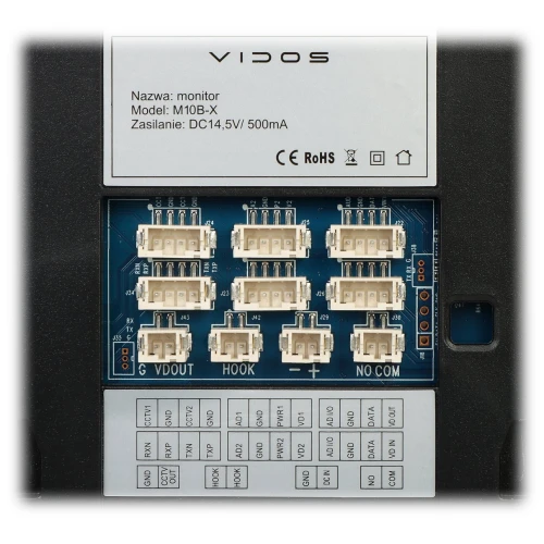 M10B-X VIDOS belső panel