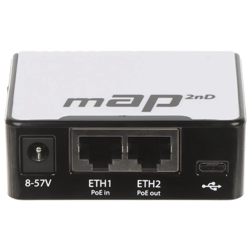 MAP-2ND mAP hozzáférési pont, 2.4GHz 300Mb/s MIKROTIK